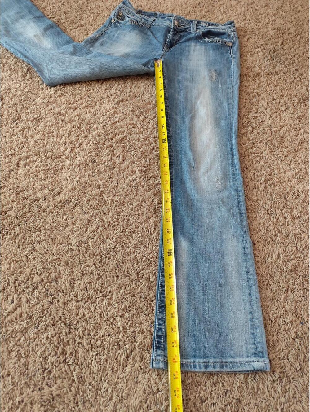 Miss Me Bootcut Mid Waist Jeans Women's Blue Size 32 - Picture 10 of 12